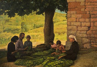 Sample artwork by Dimitris Yioldassis (1897 - 1993), known for landscape, portrait, and genre painting - View similar artists and auction records