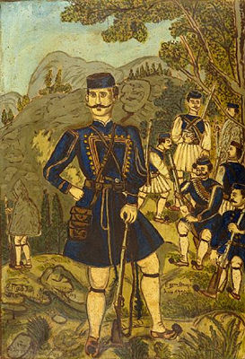 The Greek hero of the Macedonian struggle Pavlos Melas