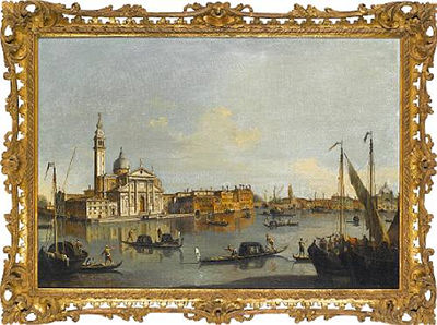The Molo with Santa Maria della Salute and Punta della Dogana; and The Canale di San Marco with San Giorgio Maggiore and Santa Maria della Salute in the far distance (pair)