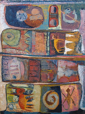Animal Spirits by Muraina Oyelami - Auction record, sale price, and art valuation. Compare with similar artists and explore comparable artworks.