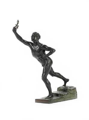 A bronze figure 'Nenikhkamen' (we are victorious)