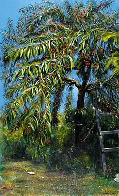 Cherry tree by Maria Ktistopoulou - Auction record, sale price, and art valuation. Compare with similar artists and explore comparable artworks.