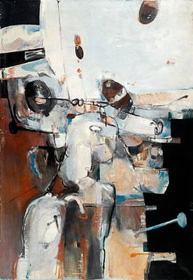Abstract composition by George Touyas - Auction record, sale price, and art valuation. Compare with similar artists and explore comparable artworks.