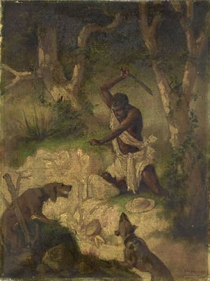 At bay by Victor Patricio de Landaluze - Auction record, sale price, and art valuation. Compare with similar artists and explore comparable artworks.