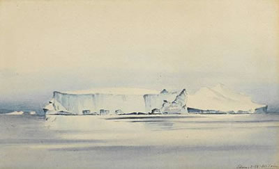A large iceberg