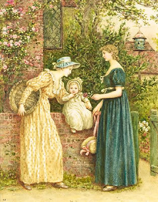 By the garden gate