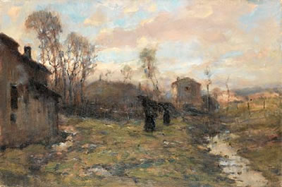 Fine d'ottobre by Vittore Antonio Cargnel - Auction record, sale price, and art valuation. Compare with similar artists and explore comparable artworks.