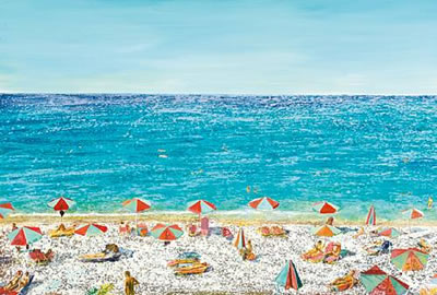 At the beach
