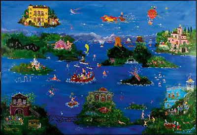 Sample artwork by Sofia Kalogeropoulou (Born 1946), known for paintings - View similar artists and auction records