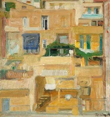 The view from Xenokratous street in Athens by Panayiotis Tetsis - Auction record, sale price, and art valuation. Compare with similar artists and explore comparable artworks.