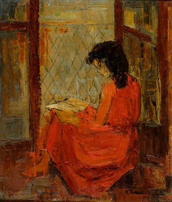 Girl reading
