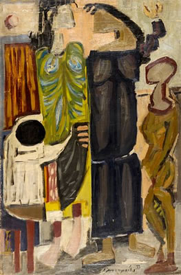 Sample artwork by Giorgios Mavroidis (1913 - 2003), known for painting - View similar artists and auction records