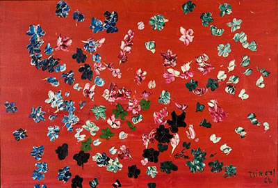 Flowers on red background by Thanos Tsingos - Auction record, sale price, and art valuation. Compare with similar artists and explore comparable artworks.