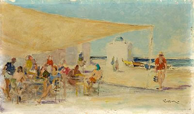 Three views of Mykonos