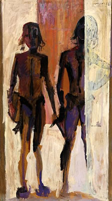 Girls returning from the beach