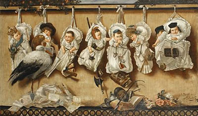 An Allegory of Destiny by Georg Schobel - Auction record, sale price, and art valuation. Compare with similar artists and explore comparable artworks.