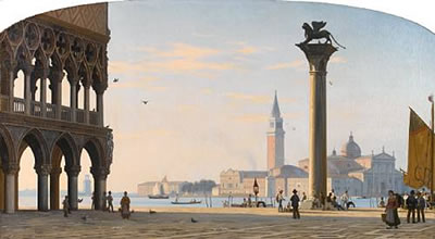 The Piazza San Marco by John Peter Kornbeck - Auction record, sale price, and art valuation. Compare with similar artists and explore comparable artworks.