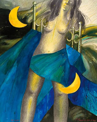 The night by Georgios Golfinos - Auction record, sale price, and art valuation. Compare with similar artists and explore comparable artworks.
