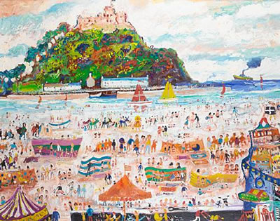 Fair in front of the Mount