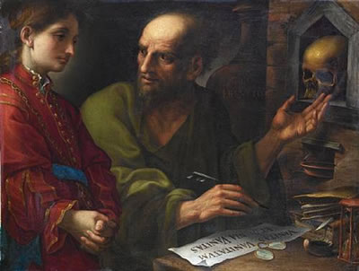 An alchemist instructing a young apprentice in his studio by Pietro Muttoni - Auction record, sale price, and art valuation. Compare with similar artists and explore comparable artworks.