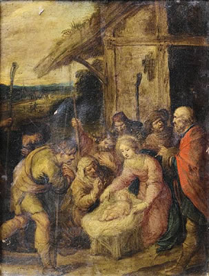The Adoration of the Shepherds by Frans III Francken - Auction record, sale price, and art valuation. Compare with similar artists and explore comparable artworks.