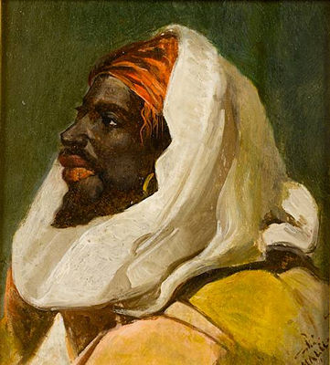 Head study of an Arab