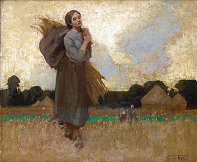 Carrying the corn by William Lee-Hankey - Auction record, sale price, and art valuation. Compare with similar artists and explore comparable artworks.