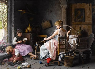 The spinning wheel