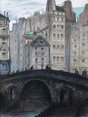 Sample artwork by Georgij Kreskentevich Lukomskij (1884 - 1954), known for cityscape, interior paintings, buildings and landmarks - View similar artists and auction records