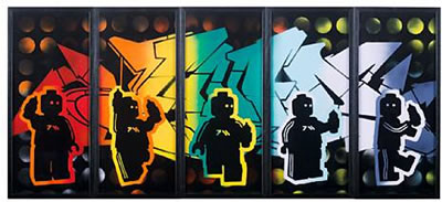 Lego Graffers (5 panels)