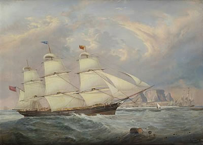 Sample artwork by John Scott (1802 - 1885), known for marine painting - View similar artists and auction records