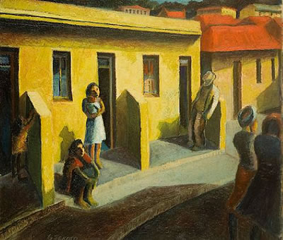 Sample artwork by Gerard Sekoto (1913 - 1993), known for portrait, figure and genre paintings - View similar artists and auction records