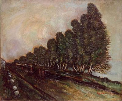 Figures on the road to Zefat