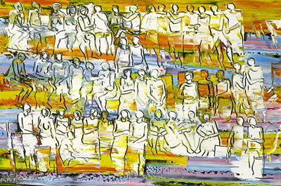 "Figures in white light"