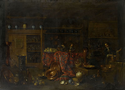 The interior of a chemist shop
