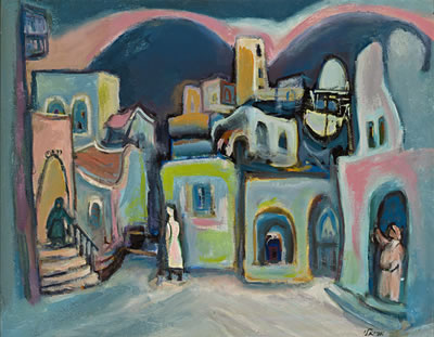 Sample artwork by Mordecai Arieli (1909 - 1993), known for painting, teaching - View similar artists and auction records