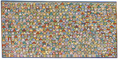 Sample artwork by Zacheus Olowonubi Oloruntoba (1934 - 2014), known for painting - View similar artists and auction records