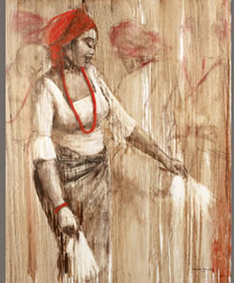 Transition by Nyemike Onwuka - Auction record, sale price, and art valuation. Compare with similar artists and explore comparable artworks.
