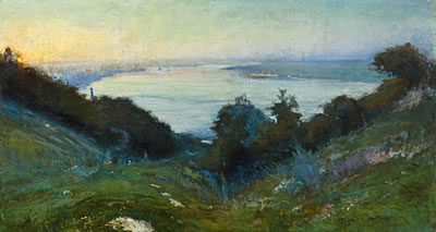 View of the Dnieper river