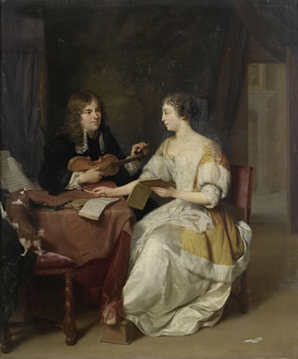 Sample artwork by Jan Verkolje the Elder (1650 - 1693), known for portraits and genre scenes - View similar artists and auction records