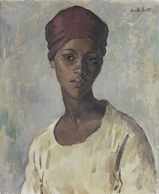 Portrait of a young Malay girl