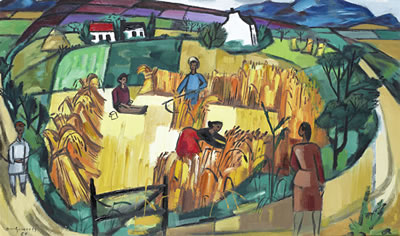 The Little Harvest, Mayo by Nora (Norah) McGuinness - Auction record, sale price, and art valuation. Compare with similar artists and explore comparable artworks.