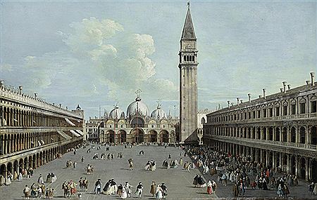 The Piazza San Marco, Venice by Giovanni Battista Cimaroli - Auction record, sale price, and art valuation. Compare with similar artists and explore comparable artworks.