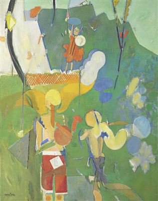 'Merete and Stephen in a garden', Cape Town by Stanley Faraday Pinker - Auction record, sale price, and art valuation. Compare with similar artists and explore comparable artworks.