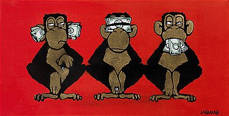 Three Monkeys by Mau Mau - Auction record, sale price, and art valuation. Compare with similar artists and explore comparable artworks.