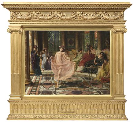 The Ionian Dance Motus doceri gaudet Ionicos, Matura virgo, et fingitur artibus by Edward John (Sir) Poynter - Auction record, sale price, and art valuation. Compare with similar artists and explore comparable artworks.