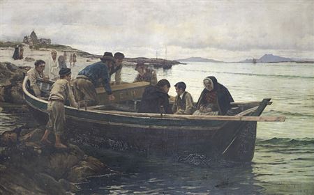 Sample artwork by William Henry Bartlett (1858 - 1932), known for figure, landscape, genre paintings - View similar artists and auction records