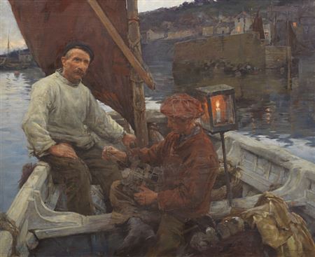 Out into the dark and silence by Stanhope Alexander Forbes - Auction record, sale price, and art valuation. Compare with similar artists and explore comparable artworks.