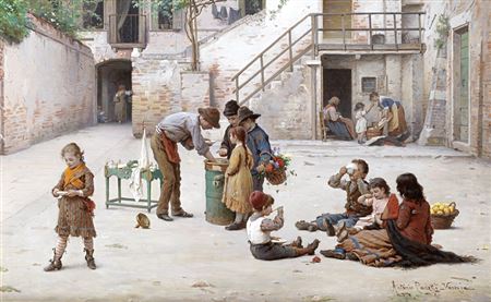 The ice cream vendors