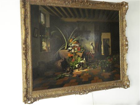 Interior with still life